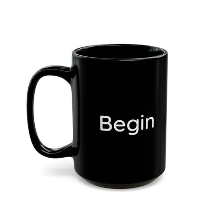 The Intentional Mug - Start Your Day with 'Begin', Coffee Lover's Gift, Motivational Drinkware for Home or Office, Perfect for New [...]