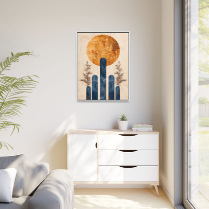 Modern Boho Wall Art Print, Framed Home Decor, Minimalist Artwork, Nature Inspired, Gift for Her, Room Decoration