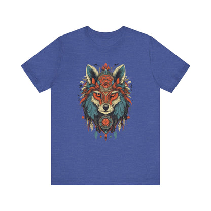 Bohemian Wolf Graphic Tee | Cool T-Shirt, Casual Wear, Nature Lover Gift, Festival Outfit, Unisex Style