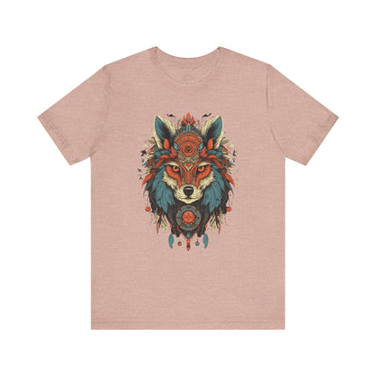 Bohemian Wolf Graphic Tee | Cool T-Shirt, Casual Wear, Nature Lover Gift, Festival Outfit, Unisex Style