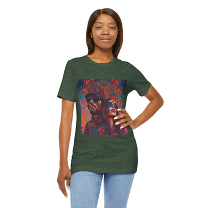 Bohemian Vibes Unisex Tee, Perfect for Festivals, Concerts, Casual Outings, Gifts, Unisex Graphic Shirt, Psychedelic Art T-Shirt