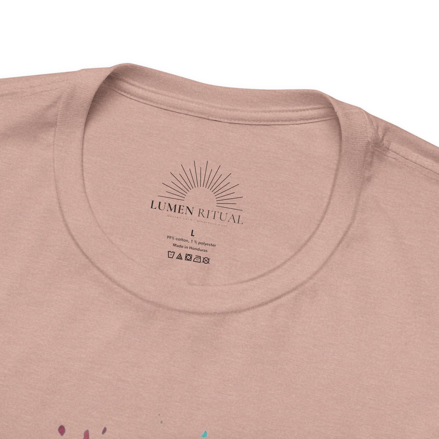 Colorful Feather Art Tee - Unisex Short Sleeve T-Shirt, Bohemian Top, Gift for Nature Lovers, Artisticwear, Casual Wear, Summer Tee