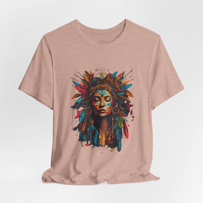 Bohemian Spirit Tee | Colorful Goddess Shirt, Artistic Graphic Tee, Festival Top, Unique Gift for Her, Boho Clothing