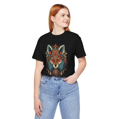 Bohemian Wolf Graphic Tee | Cool T-Shirt, Casual Wear, Nature Lover Gift, Festival Outfit, Unisex Style