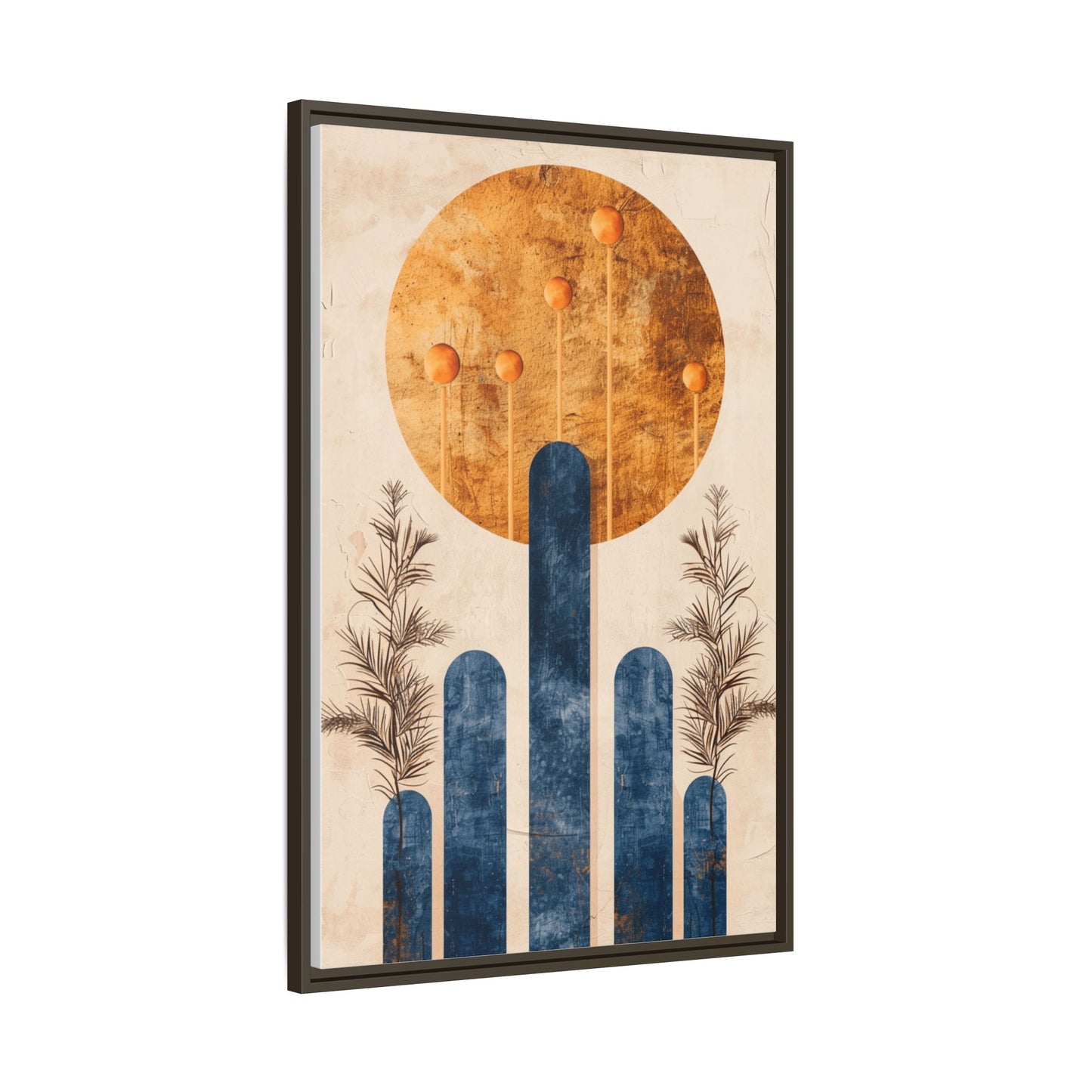 Modern Boho Wall Art Print, Framed Home Decor, Minimalist Artwork, Nature Inspired, Gift for Her, Room Decoration