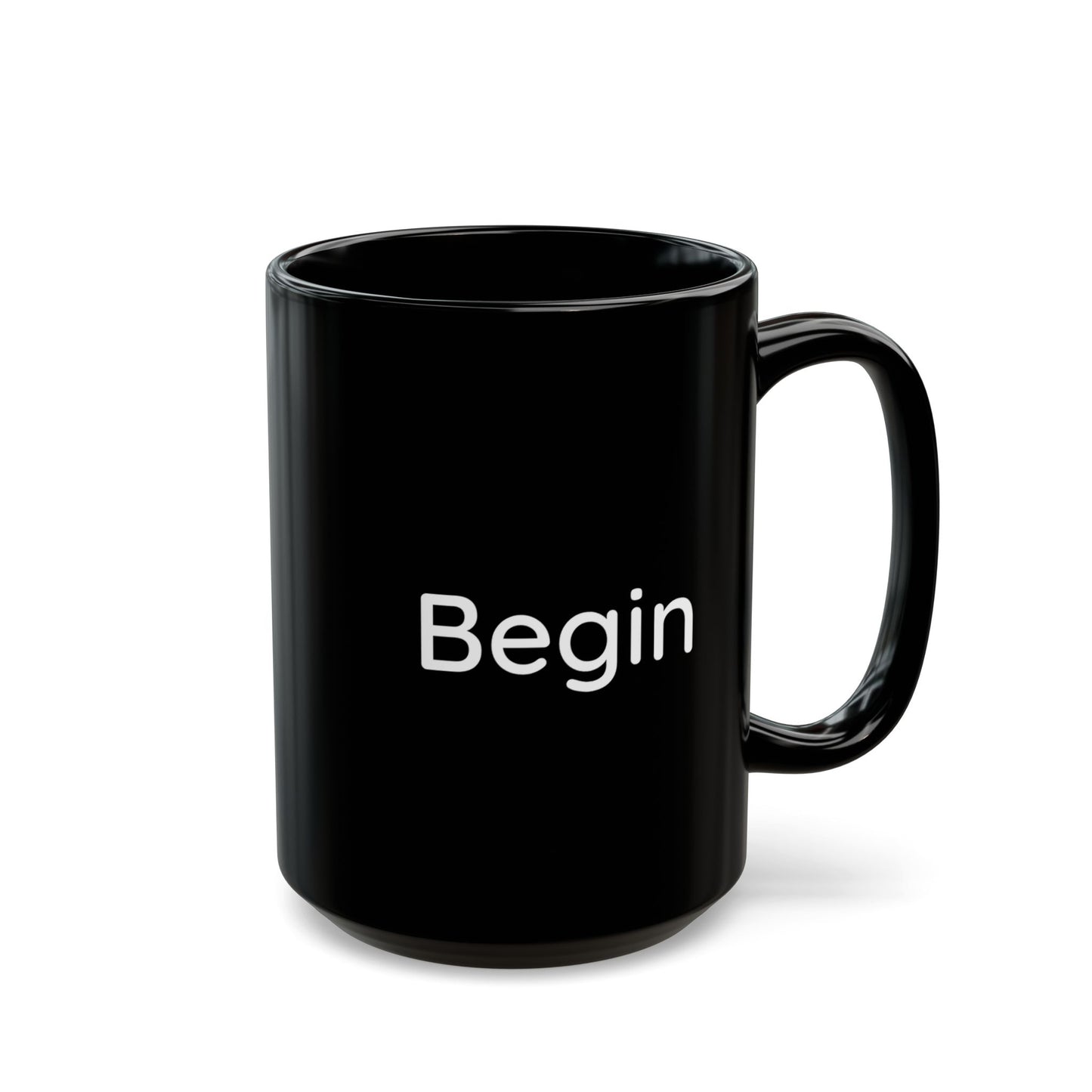 The Intentional Mug - Start Your Day with 'Begin', Coffee Lover's Gift, Motivational Drinkware for Home or Office, Perfect for New [...]