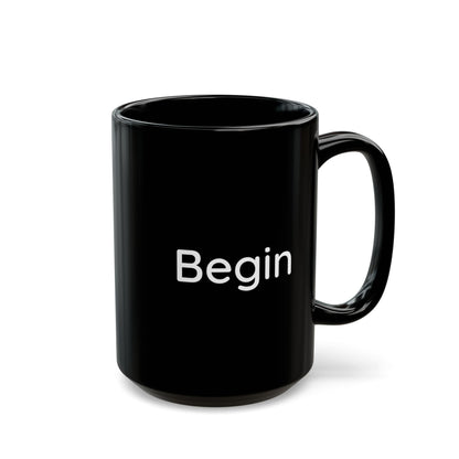 The Intentional Mug - Start Your Day with 'Begin', Coffee Lover's Gift, Motivational Drinkware for Home or Office, Perfect for New [...]