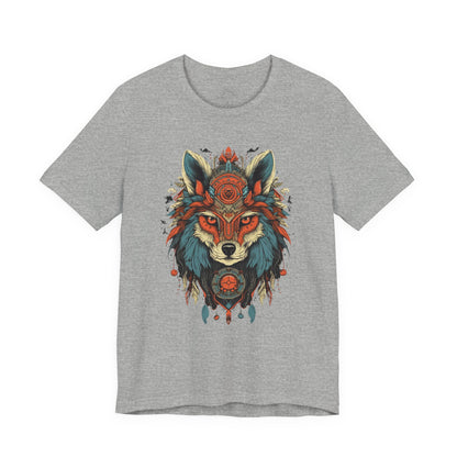 Bohemian Wolf Graphic Tee | Cool T-Shirt, Casual Wear, Nature Lover Gift, Festival Outfit, Unisex Style