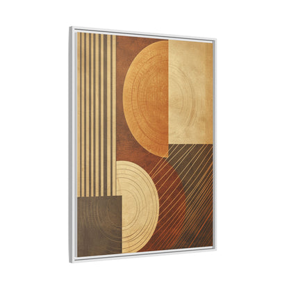 Modern Abstract Wall Art Print, Geometric Matte Canvas, Home Decor, Living Room Artwork, Boho Chic Decor, Housewarming Gift